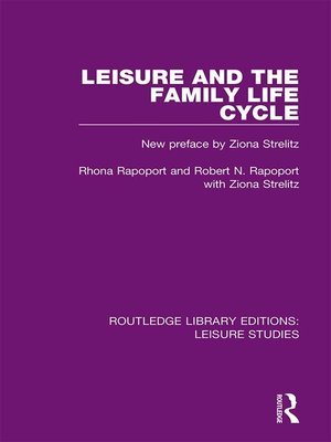 cover image of Leisure and the Family Life Cycle